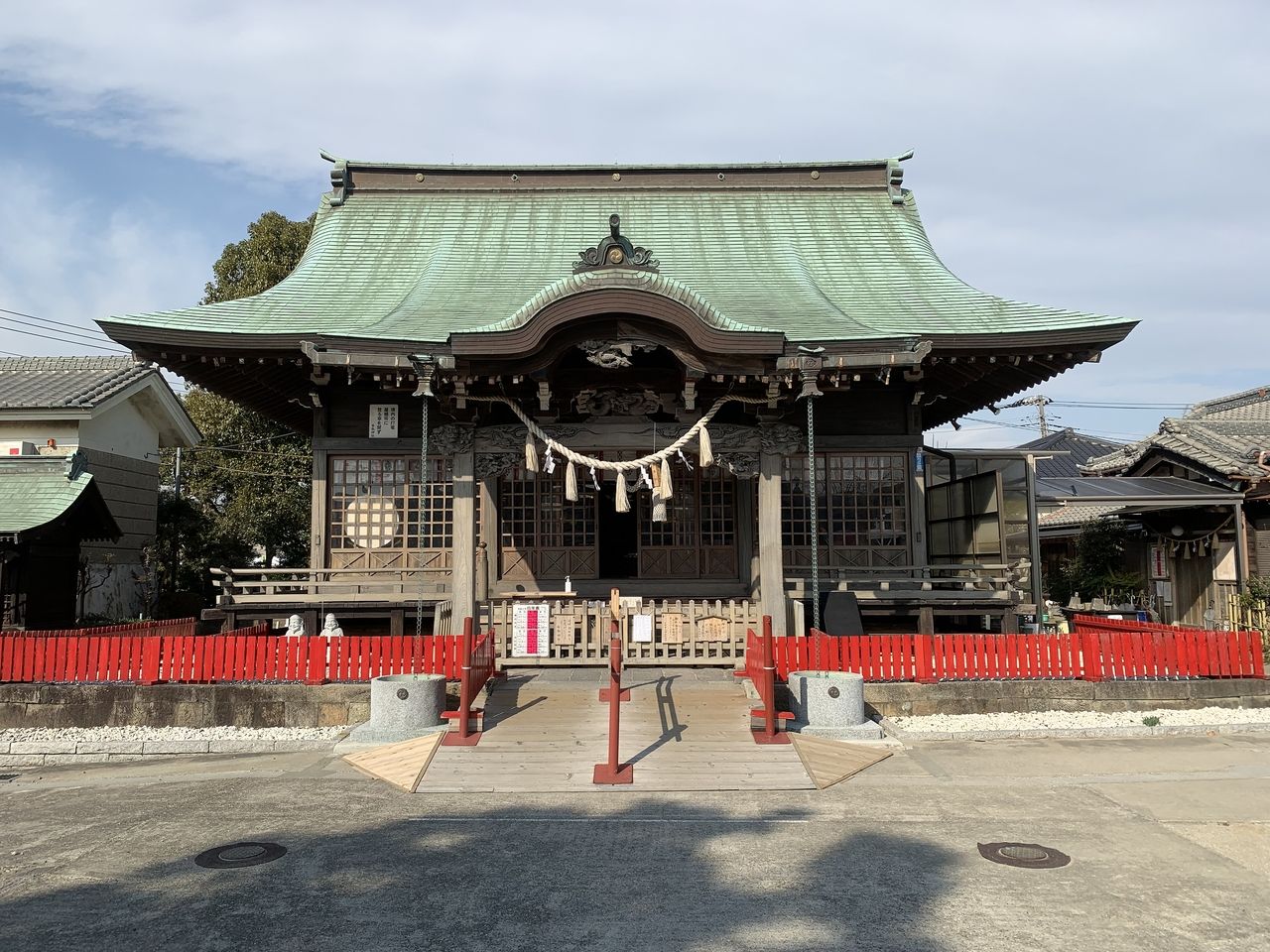 期初祈願で「戸ケ崎香取神社」へ行ってきました！