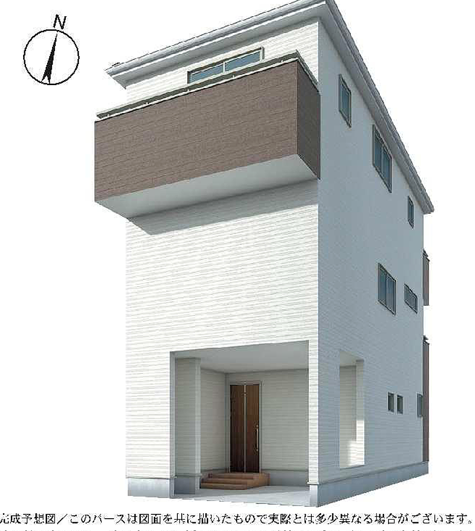 三郷市戸ケ崎新築戸建3階建