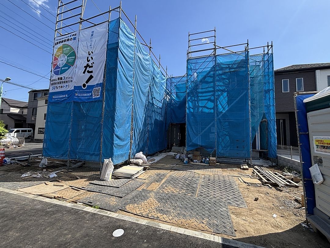 外観(令和8年5月10日撮影) 三郷市戸ケ崎新築戸建C号棟