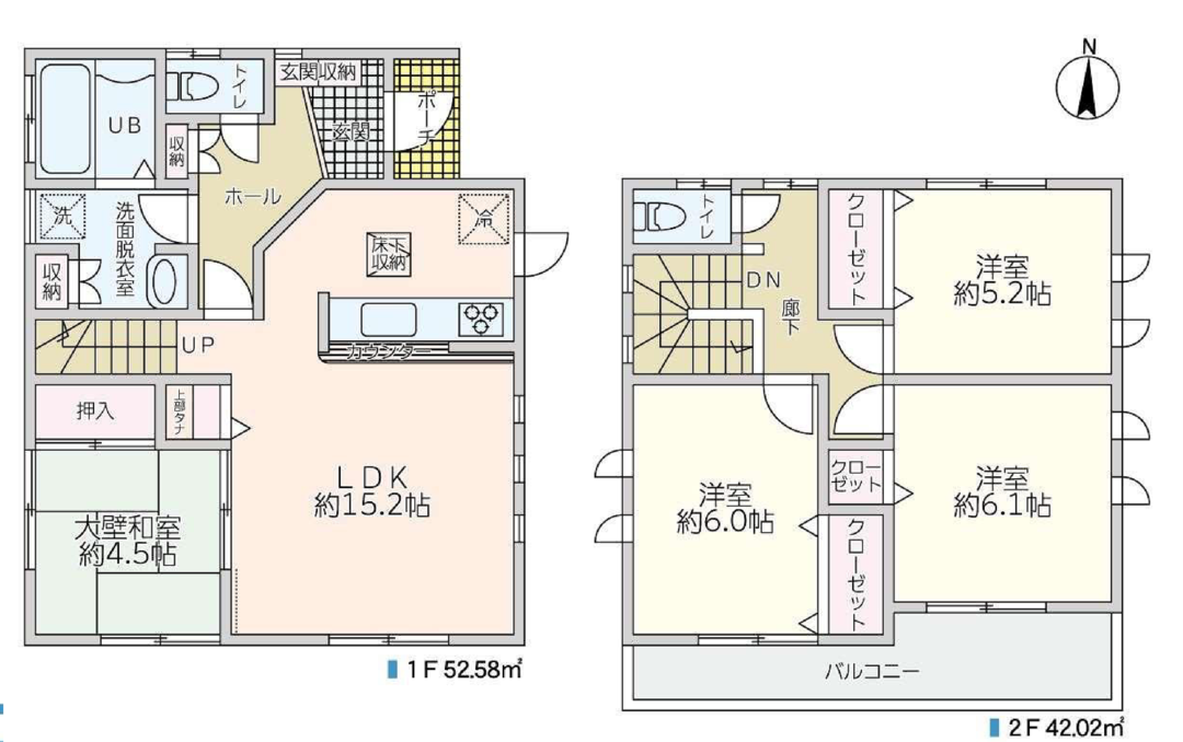 4LDK 間取り図